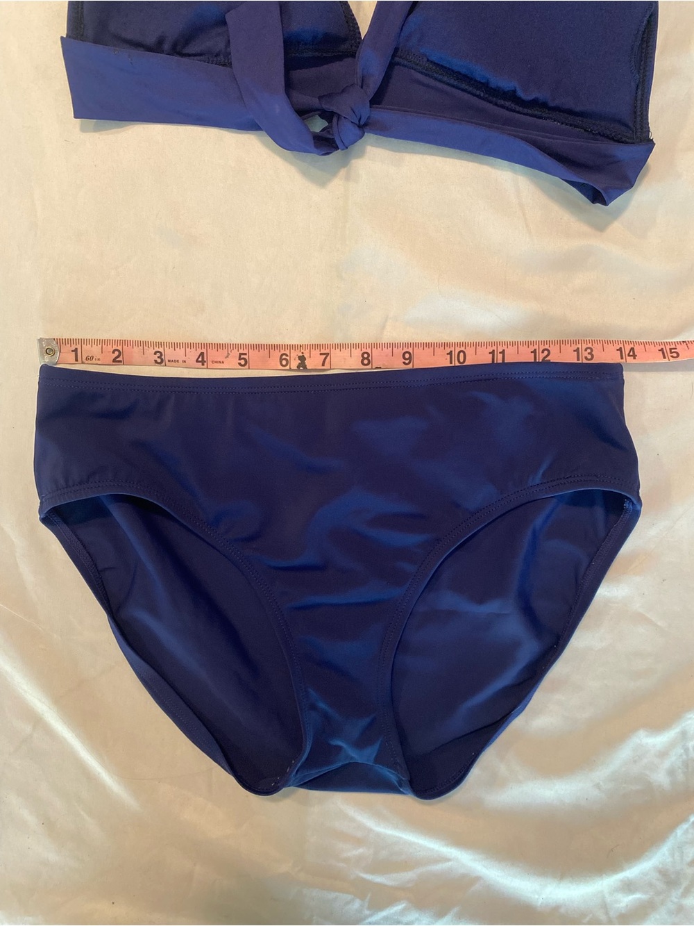 Vintage Jag Sport Navy Blue Halter Bikini Two-Piece Set - Picture 8 of 8